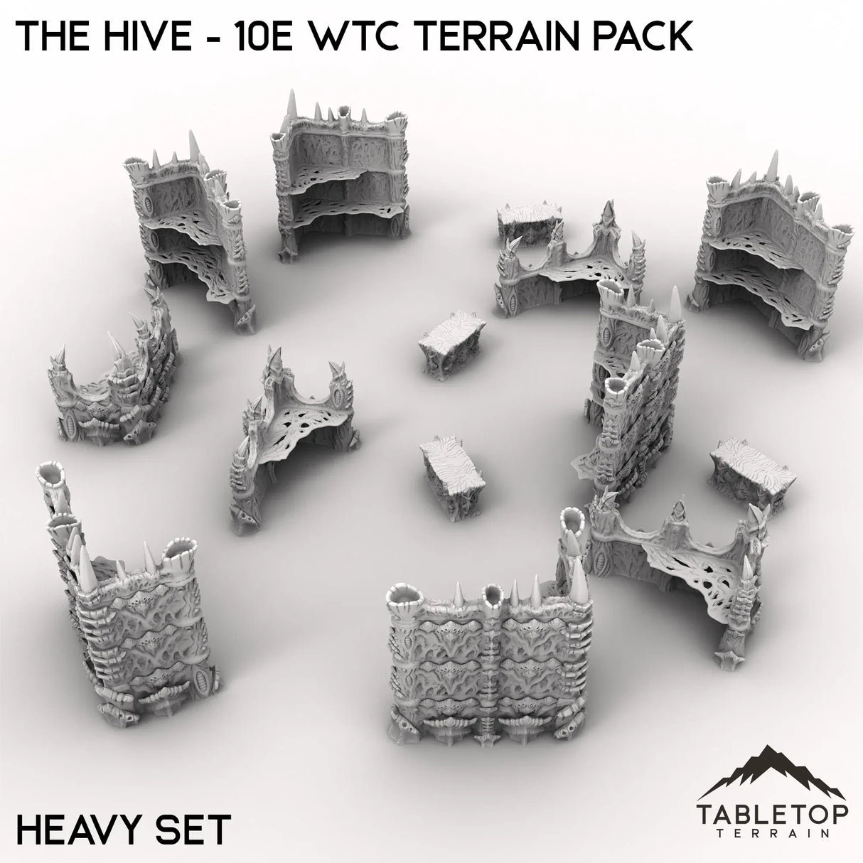 Tabletop Terrain Terrain Heavy The Hive - WTC compatible Terrain Pack