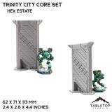 Tabletop Terrain Terrain Hex Estate HEXTECH Trinity City Core Set - 6mm