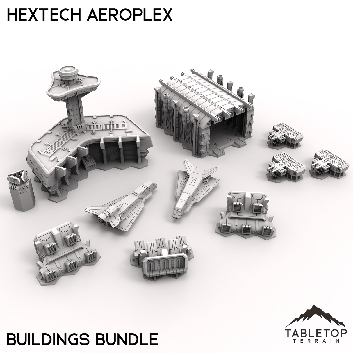 Tabletop Terrain Terrain HEXTECH Aeroplex - 6mm