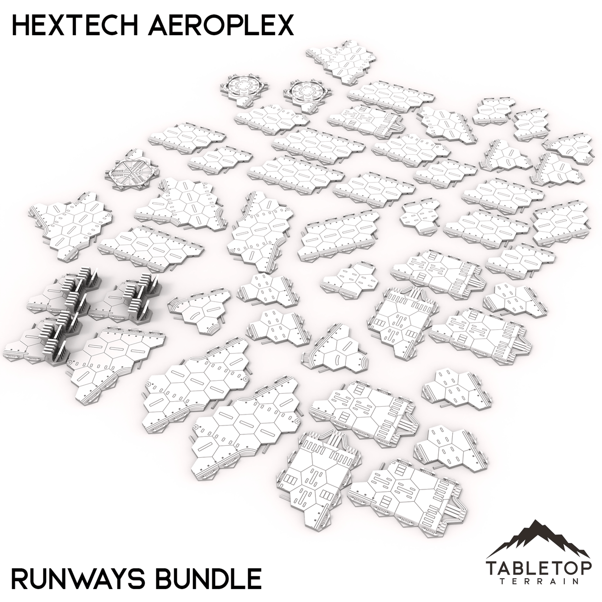 Tabletop Terrain Terrain HEXTECH Aeroplex - 6mm