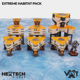 Tabletop Terrain Terrain HEXTECH Biomes - Extreme Habitat Pack - Rimewind Glacier