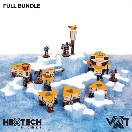 Tabletop Terrain Terrain HEXTECH Biomes - Full Bundle - Rimewind Glacier