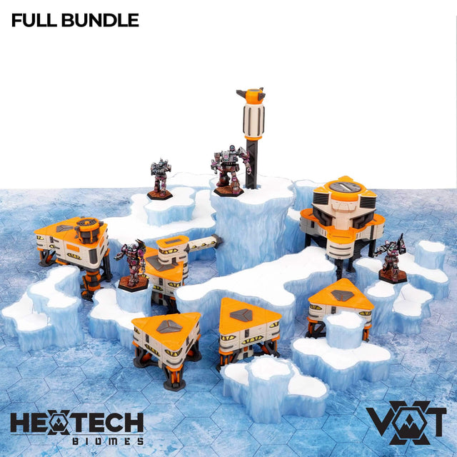 Tabletop Terrain Terrain HEXTECH Biomes - Full Bundle - Rimewind Glacier