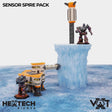 Tabletop Terrain Terrain HEXTECH Biomes - Sensor Spire Pack - Rimewind Glacier