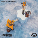 Tabletop Terrain Terrain HEXTECH Biomes - Sensor Spire Pack - Rimewind Glacier