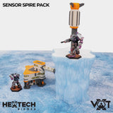 Tabletop Terrain Terrain HEXTECH Biomes - Sensor Spire Pack - Rimewind Glacier