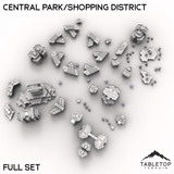 Tabletop Terrain Terrain HEXTECH Central Park/Shopping District - City Map Pack