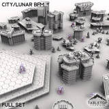 Tabletop Terrain Terrain HEXTECH City/Lunar BFM - City Map Pack