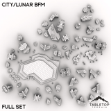 Tabletop Terrain Terrain HEXTECH City/Lunar BFM - City Map Pack