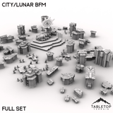 Tabletop Terrain Terrain HEXTECH City/Lunar BFM - City Map Pack