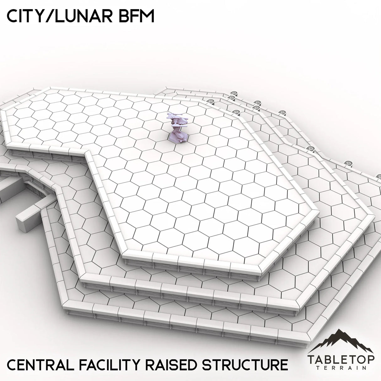 Tabletop Terrain Terrain HEXTECH City/Lunar BFM - City Map Pack