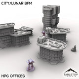 Tabletop Terrain Terrain HEXTECH City/Lunar BFM - City Map Pack