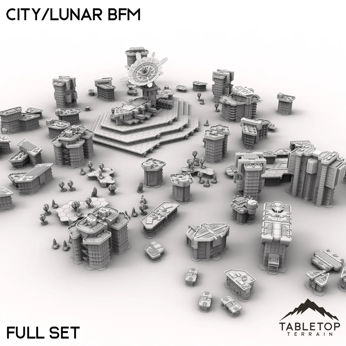 HEXTECH City/Lunar BFM - City Map Pack – Tabletop Terrain