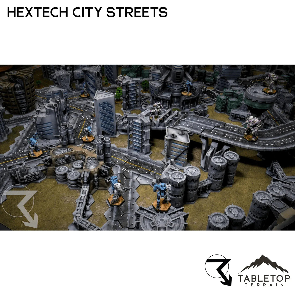 Tabletop Terrain Terrain HEXTECH City Streets - 6mm