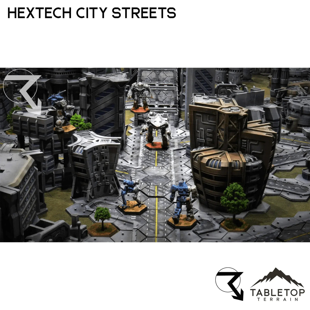 Tabletop Terrain Terrain HEXTECH City Streets - 6mm