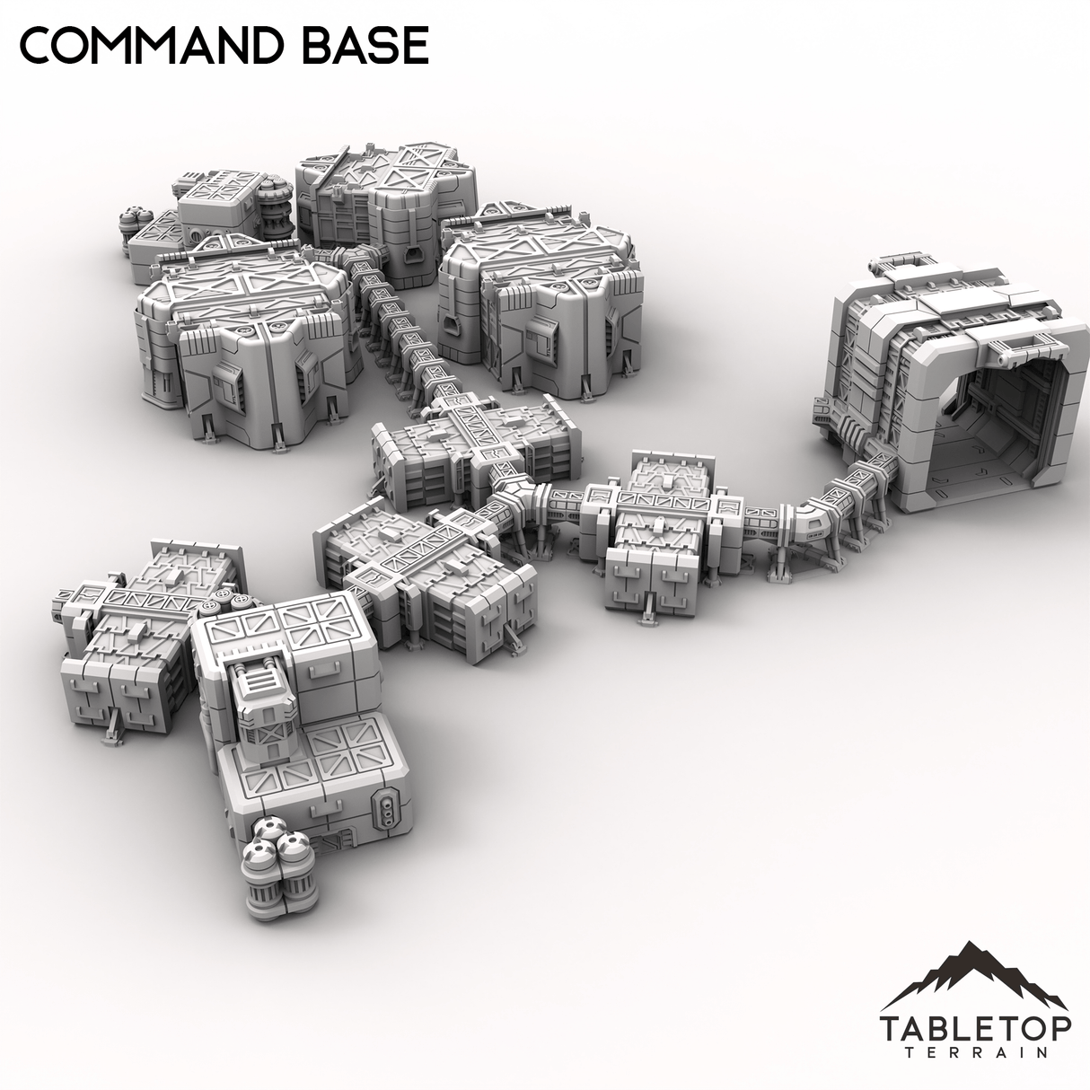 Tabletop Terrain Terrain HEXTECH Command Base - Drop Base Delta