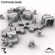 Tabletop Terrain Terrain HEXTECH Command Base - Drop Base Delta