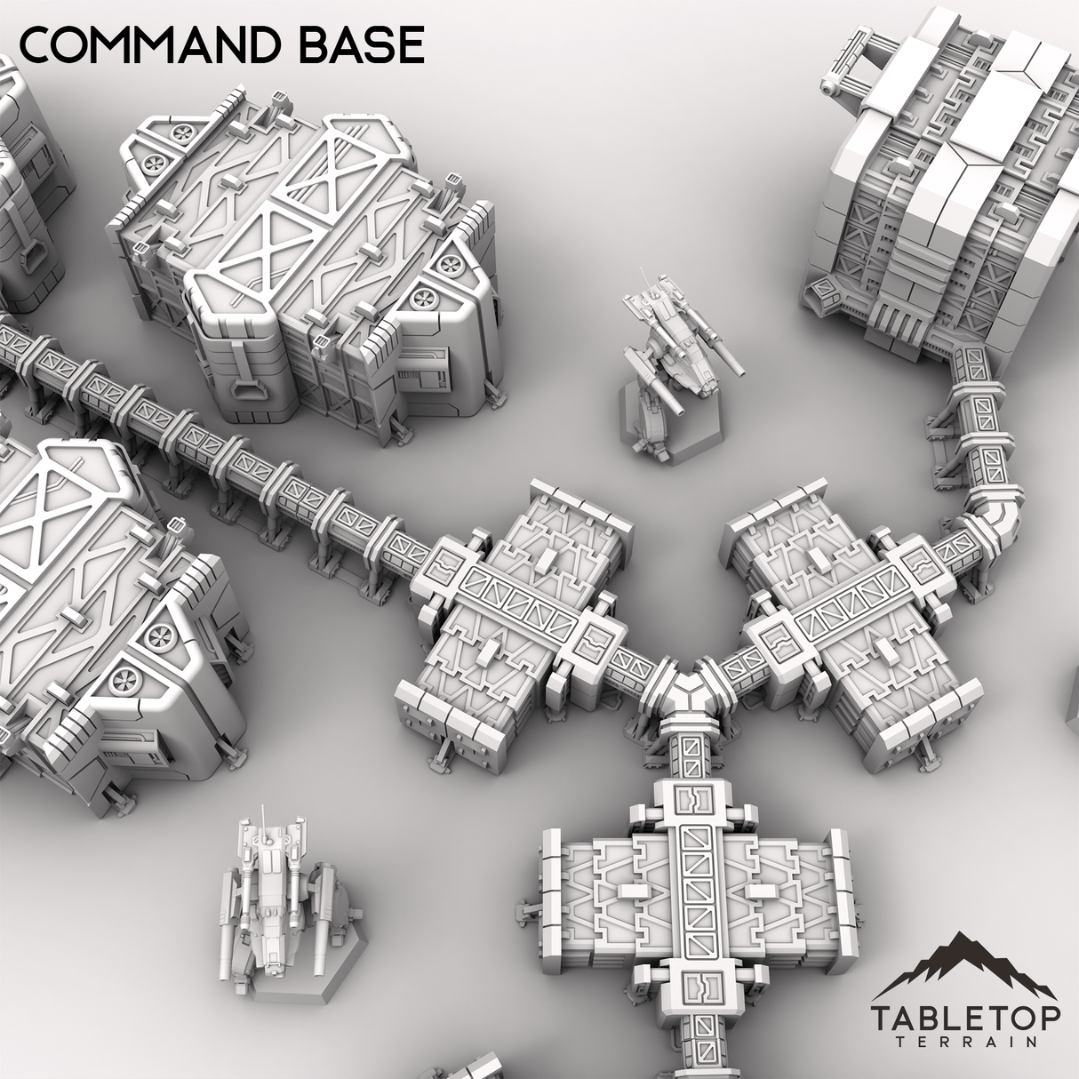 Tabletop Terrain Terrain HEXTECH Command Base - Drop Base Delta