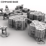 Tabletop Terrain Terrain HEXTECH Command Base - Drop Base Delta