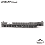 Tabletop Terrain Terrain HEXTECH Curtain Walls Trinity City  - 6mm