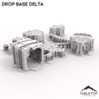 Tabletop Terrain Terrain HEXTECH Drop Base Delta - 6mm