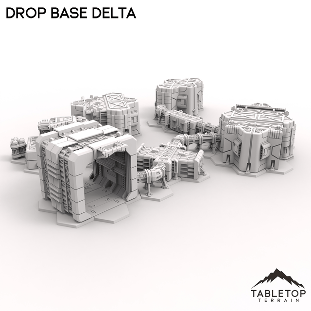 Tabletop Terrain Terrain HEXTECH Drop Base Delta - 6mm