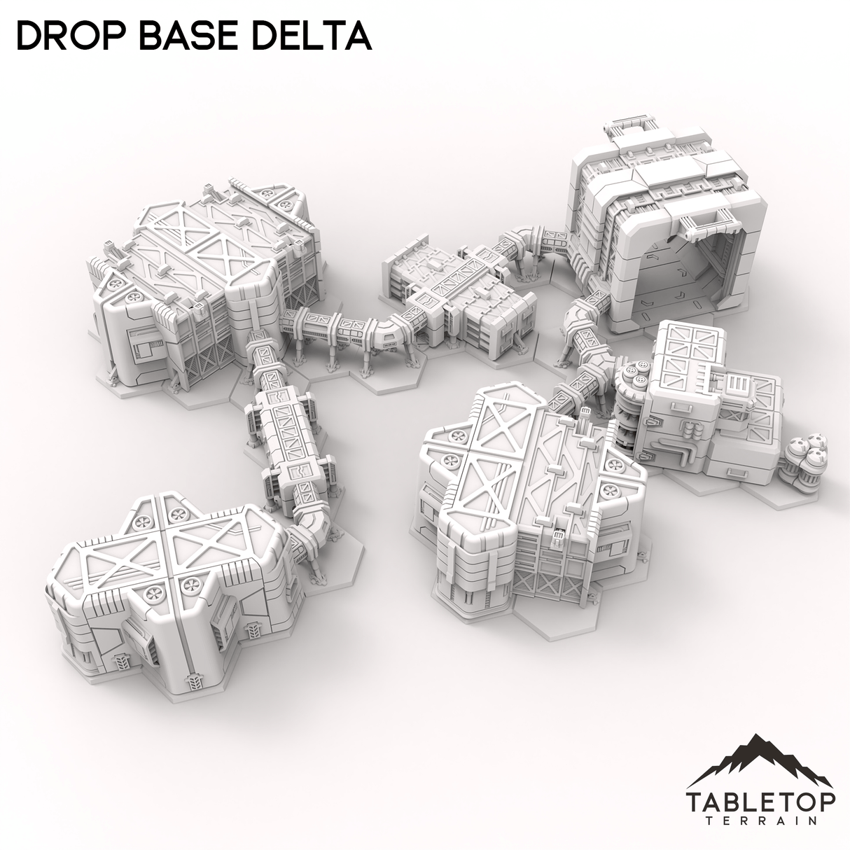 Tabletop Terrain Terrain HEXTECH Drop Base Delta - 6mm