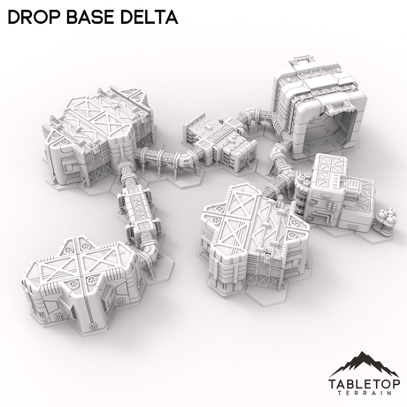 Tabletop Terrain Terrain HEXTECH Drop Base Delta - 6mm