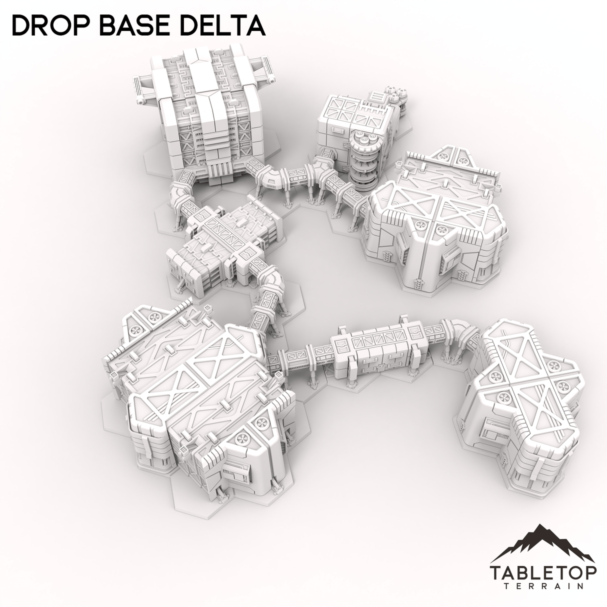 Tabletop Terrain Terrain HEXTECH Drop Base Delta - 6mm