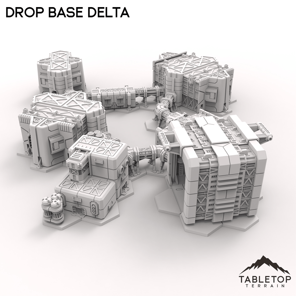 Tabletop Terrain Terrain HEXTECH Drop Base Delta - 6mm