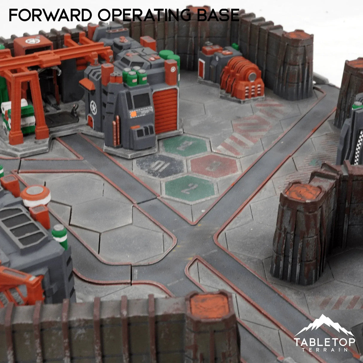 Tabletop Terrain Terrain HEXTECH Forward Operating Base - 6mm