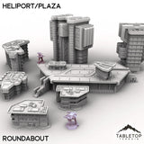 Tabletop Terrain Terrain HEXTECH Heliport/Plaza - City Map Pack