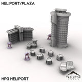 Tabletop Terrain Terrain HEXTECH Heliport/Plaza - City Map Pack