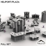 Tabletop Terrain Terrain HEXTECH Heliport/Plaza - City Map Pack