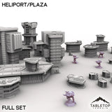 Tabletop Terrain Terrain HEXTECH Heliport/Plaza - City Map Pack