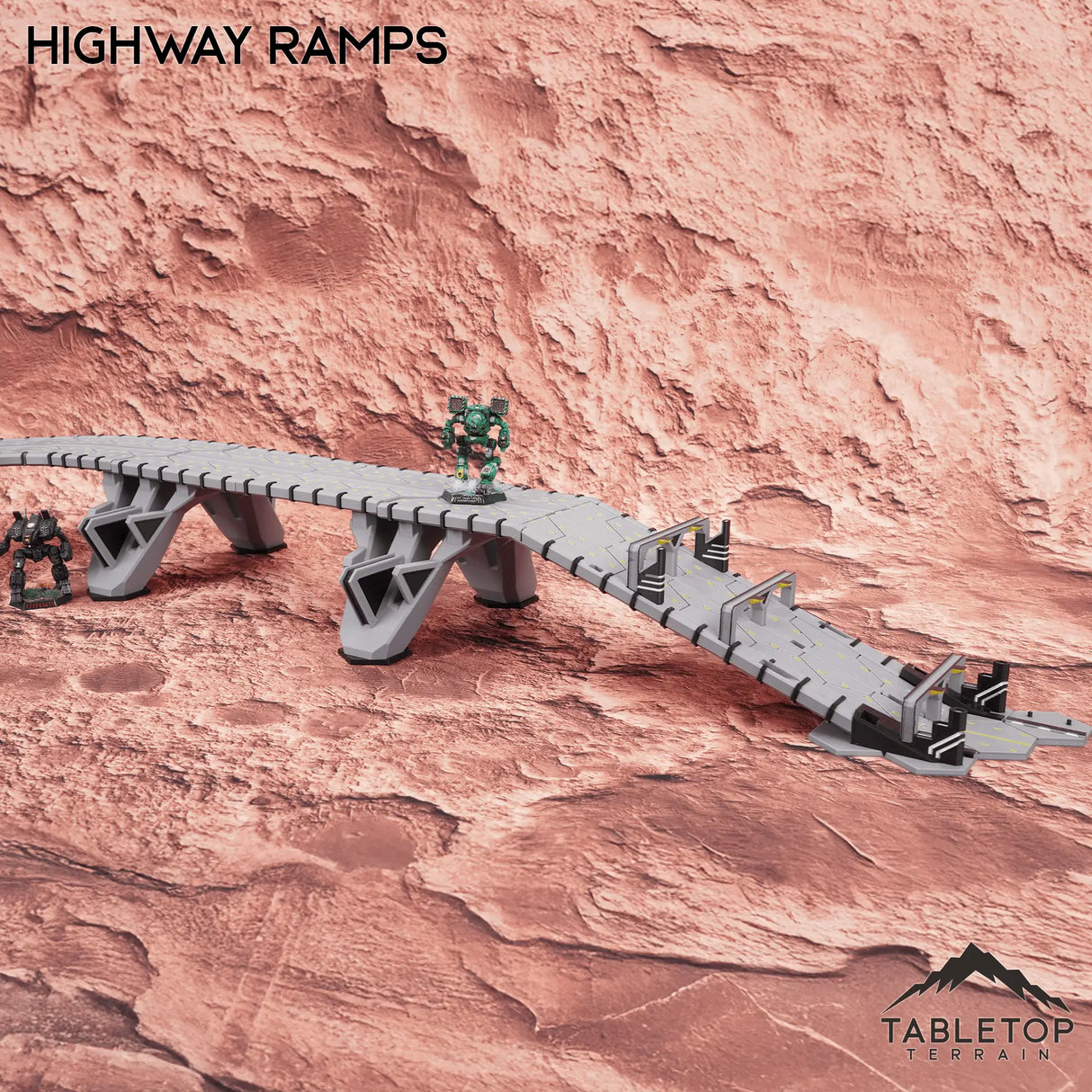 Tabletop Terrain Terrain HEXTECH Highway Ramps Bundle