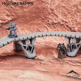 Tabletop Terrain Terrain HEXTECH Highway Ramps Bundle
