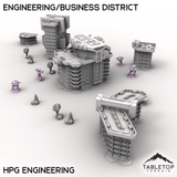 Tabletop Terrain Terrain HEXTECH HPG Engineering/Business District - City Map Pack
