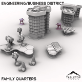 Tabletop Terrain Terrain HEXTECH HPG Engineering/Business District - City Map Pack