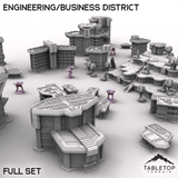 Tabletop Terrain Terrain HEXTECH HPG Engineering/Business District - City Map Pack