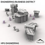 Tabletop Terrain Terrain HEXTECH HPG Engineering/Business District - City Map Pack