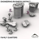 Tabletop Terrain Terrain HEXTECH HPG Engineering/Business District - City Map Pack