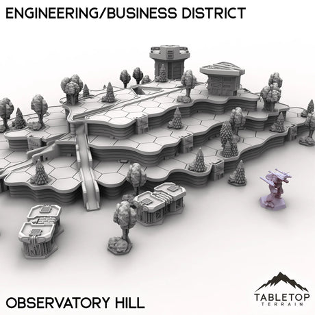 Tabletop Terrain Terrain HEXTECH HPG Engineering/Business District - City Map Pack