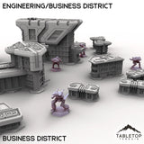 Tabletop Terrain Terrain HEXTECH HPG Engineering/Business District - City Map Pack