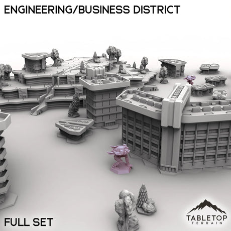 Tabletop Terrain Terrain HEXTECH HPG Engineering/Business District - City Map Pack