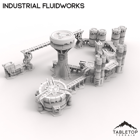 Tabletop Terrain Terrain HEXTECH Industrial Fluidworks - 6mm