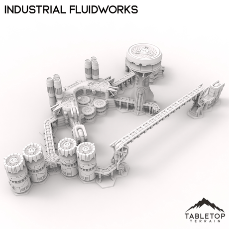 Tabletop Terrain Terrain HEXTECH Industrial Fluidworks - 6mm