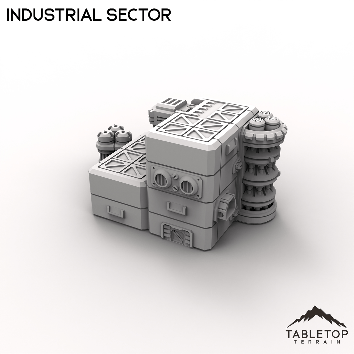 Tabletop Terrain Terrain HEXTECH Industrial Sector - Drop Base Delta