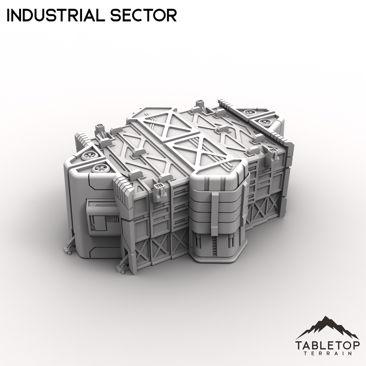 Tabletop Terrain Terrain HEXTECH Industrial Sector - Drop Base Delta