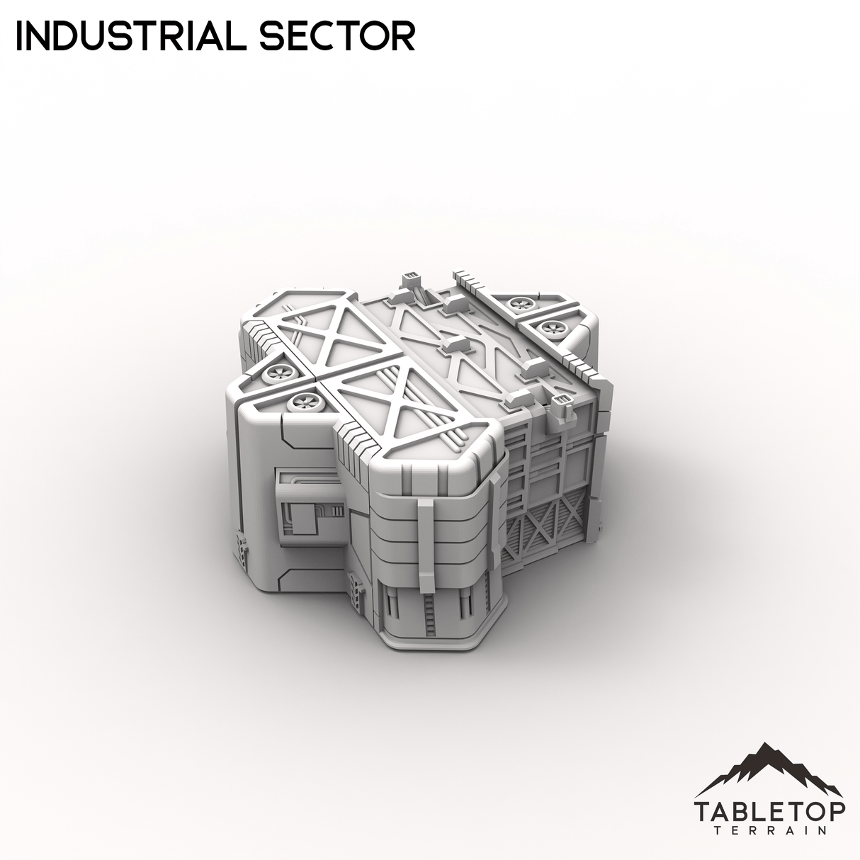 Tabletop Terrain Terrain HEXTECH Industrial Sector - Drop Base Delta